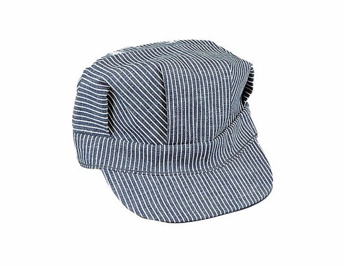 Cappello ferroviario righe - cappello, a