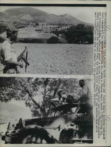 1960 foto stampa chenoua plage - foto,