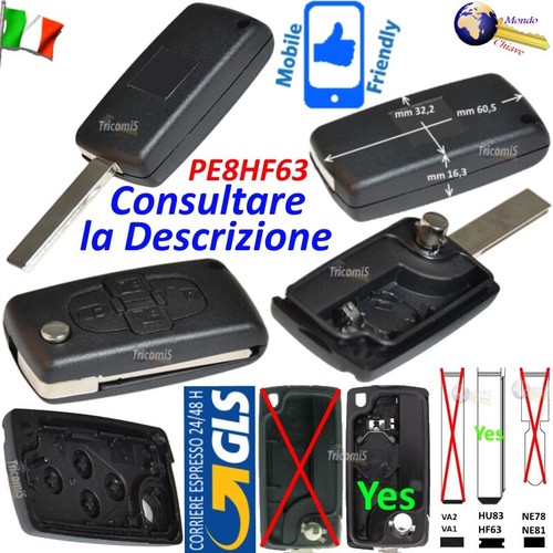Chiave telecomando guscio - telecomando,