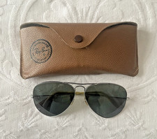  Ray Ban Occhiali da sole unisex Aviator anni 60 vintage americani con custodia