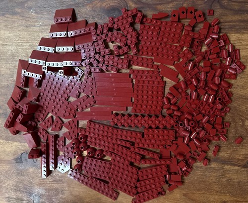 Lotto lego mattoncini rosso - lotto,