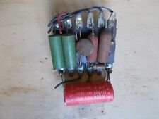 RICUPERO COMPONENTI ELETTRONICI VARI  SU BASETTE BACHILITE VINTAGE