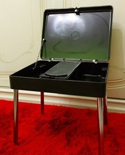 Sgabello calzoleria vintage in plastica Impera mod. sella, Coccaglio Brescia