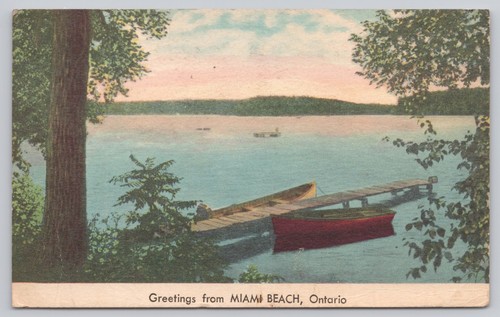 Cartolina epoca miami - d'epoca,