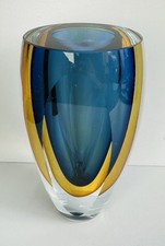 Vaso vintage Flavio Poli blu