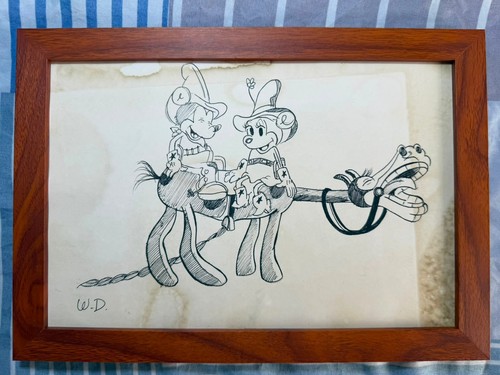 Disegno walt disney carta - disegno, su