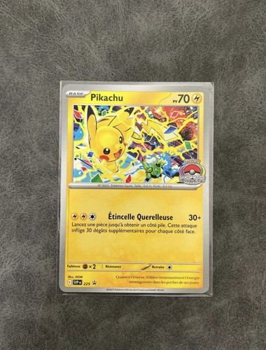 Carte pokémon pikachu promo - carte,