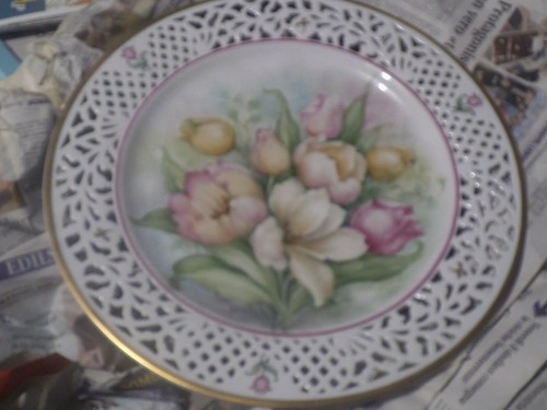Piatto ornamentale dipinto - ornamentale,