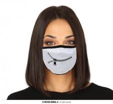 Maschera viso bianca stampa