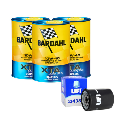Litri olio bardahl 10w40 - 3,