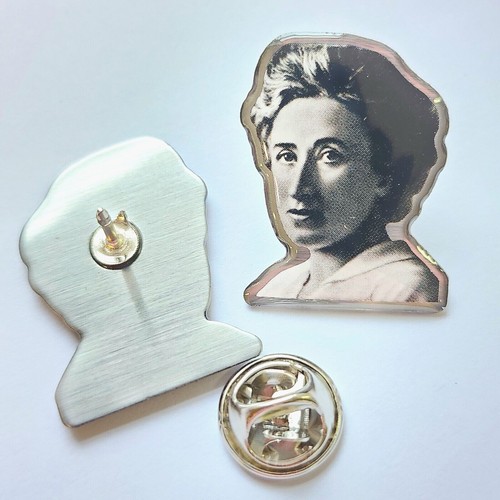 Rosa luxemburg pin - rosa, 445)
