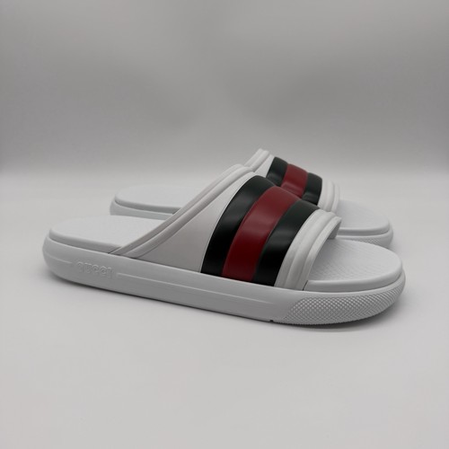 Gucci web slide sandali - gucci, /
