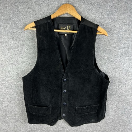 Gilet vintage scamosciato uomo
