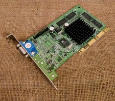 NVIDIA RIVA TNT2 M64 32MB AGP 4x   Computer Vintage Graphics Card VGA  ✅ X IBM..