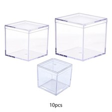 10x Mini vetrina in acrilico