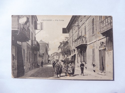 Cartolina chivasso via ivrea - chivasso,