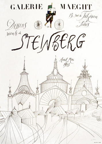 Saul steinberg galerie maeght - steinberg,