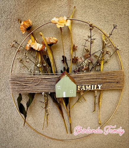 Ghirlanda shabby fuoriporta - ghirlanda,