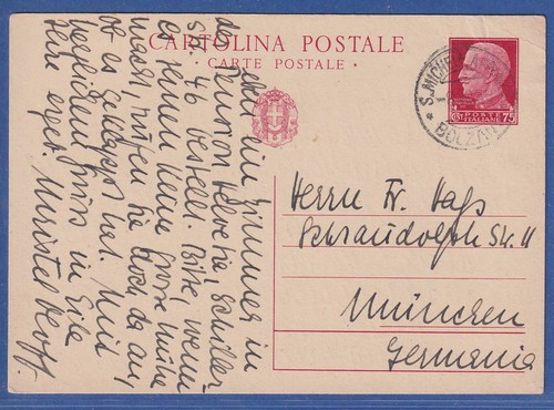 Italia 1938 cartolina s - 1938,
