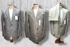 Men's 2 Piece Winter Grey Wool