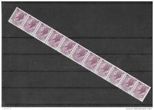 Siracusana da bobine 1955 lire 25 stelle 2° tipo in striscia di 11 **mnh