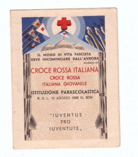 Croce rossa italiana 1940 - croce,