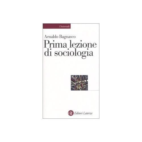Prima lezione sociologia - prima, di