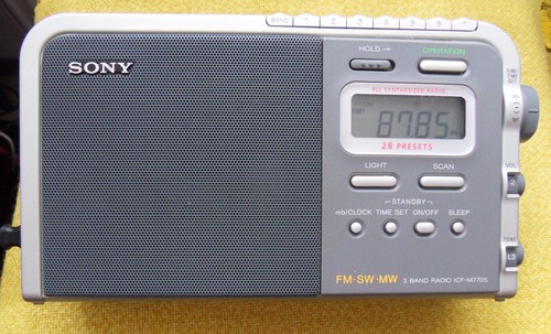 Sony icf m770s - sony, a