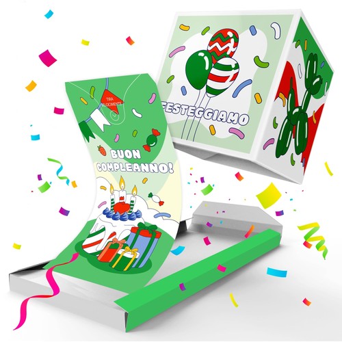 Boom biglietto di auguri - «boom, »
