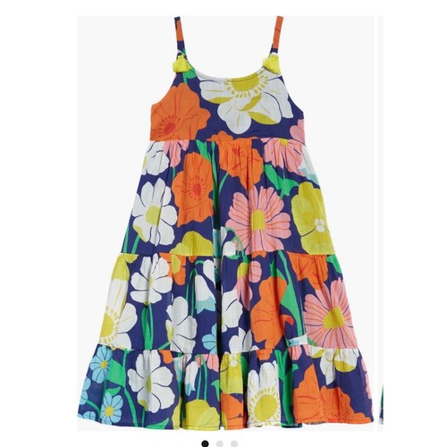 Maxi abito strati floreale - abito, a