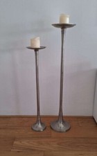 Coppia di Candelabri in acciaio