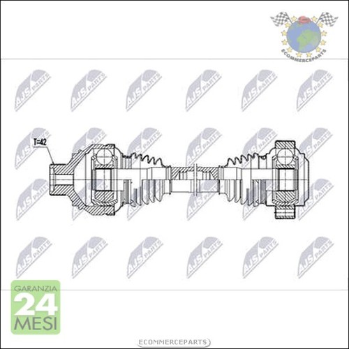 Semiasse ajs per audi - semiasse, r8