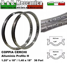 COPPIA CERCHI ALLUMINIO 1.20 /