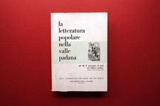  La Letteratura Popolare nella Valle Padana Proverbi Usi 1972