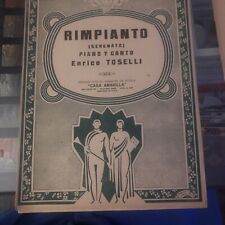 ENRICO TOSELLI RIMPIANTO CANTO