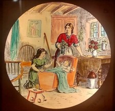 Antique Magic Lantern Colour