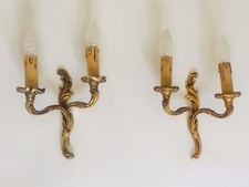 Paire d’Appliques 2L bronze