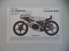 advertising Pubblicità 1978 MOTO MORBIDELLI MBA 125