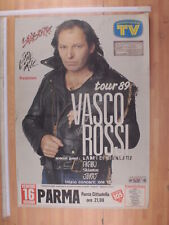 Poster Originale Manifesto Concerto Vasco Rossi Parma 16/06/1989 66X95 Cm