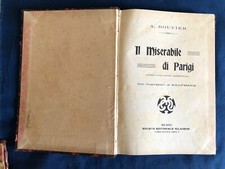 Bouvier Il miserabile di Parigi SEM Illlustrazioni Kaufmann S.D. Ma primi '900