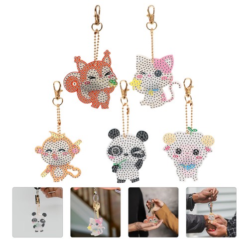 Pcs art keyrings kit per - ,