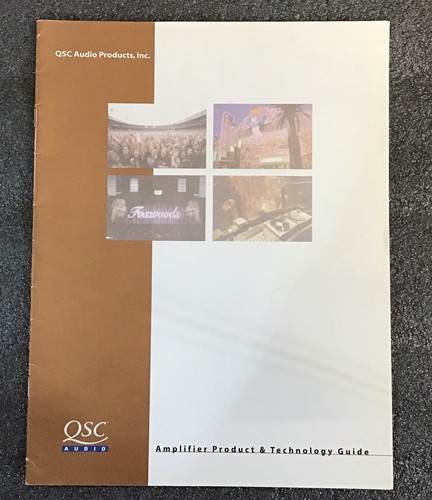 Qsc amplificatore audio guida - qsc,