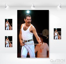 Freddie Mercury - 11 - Quadro stampa su Tela Pelle Canvas Dipinto Arte Moderna