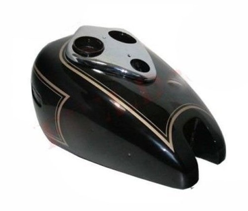 Nero dipinta oro righe gas - nero,