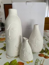tris vasi di ceramica