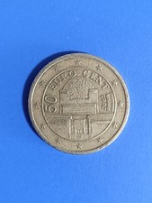 Moneta Rara Da Collezione 50 Centesimi 2002 AUSTRIA 