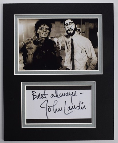 John landis signed autograph - signed,