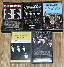 5 The BEATLES Cassette Tapes