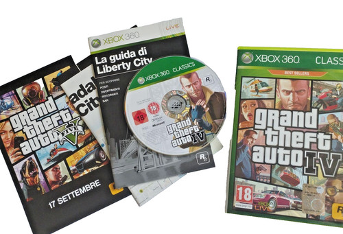Grand theft auto xbox 360 - iv,