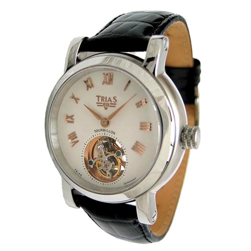 Trias tourbillon oro - oro, rosso